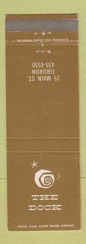 Matchbook Cover - The Dock Tiburon CA