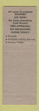Matchbook Cover - Fred Cappa Real Estate Redwood City CA