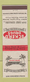 Matchbook Cover - Eckerd Drug Stores DD Bean