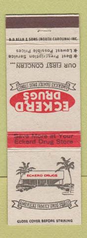 Matchbook Cover - Eckerd Drug Stores DD Bean