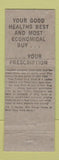Matchbook Cover - Eckerd Drug Stores DD Bean