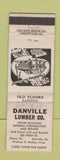 Matchbook Cover - Danville Lumber Company PA WEAR