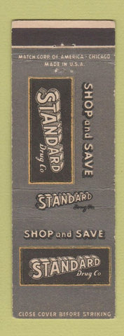 Matchbook Cover - Standard Drug Company