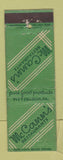 Matchbook Cover - McCann's Restaurants Pittsburgh PA