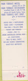 Matchbook Cover - Park Terrace Motel South Fulton TN Fulton KY