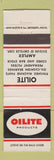 Matchbook Cover - Oilite Bearings Filters auto parts Chrysler Detroit MI