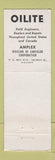 Matchbook Cover - Oilite Bearings Filters auto parts Chrysler Detroit MI
