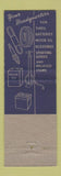 Matchbook Cover - Val Keen Auto Parts WEAR