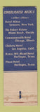 Matchbook Cover - Commonwealth Hotel Chicago IL