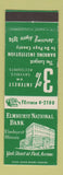 Matchbook Cover - Elmhurst National Bank IL
