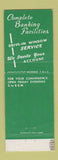 Matchbook Cover - Elmhurst National Bank IL