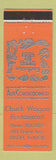 Matchbook Cover - Chuck Wagon Restaurant Dixon IL