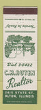 Matchbook Cover - CH Auten Real Estate Alton IL