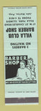 Matchbook Cover - Villa Club Barber Shop Villa Park IL