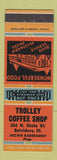 Matchbook Cover - Trolley Coffee Shop Belvidere IL