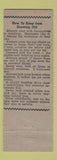 Matchbook Cover - Bluff Springs Farmers Elevator Bluff Springs IL ARROW