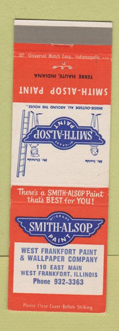 Matchbook Cover - Smith Alsop Paint West Frankfort IL
