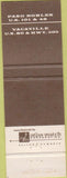 Matchbook Cover - Blackoak Restaurt Paso Robles Vacaville CA