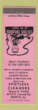 Matchbook Cover - Spotless Cleaners Berwyn IL