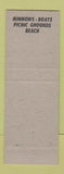 Matchbook Cover - Buster's Camp Fort Worth TX hillbilly SAMPLE