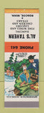 Matchbook Cover - Al's Tavern Roscoe MN hillbilly SAMPLE