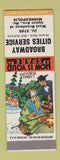 Matchbook Cover - Broadway Cities oil gas Minneapolis MN hillbilly SAMPLE