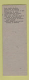 Matchbook Cover - Mack Mitchell Painint Welding  hillbilly SAMPLE