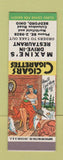 Matchbook Cover - Maxine's Drive In Restaurant Bedford OH hillbilly SAMPLE