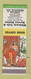Matchbook Cover - Whiteway Cafe oil gas Trussville AL hillbilly SAMPLE