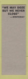 Matchbook Cover - Whiteway Cafe oil gas Trussville AL hillbilly SAMPLE
