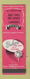 Matchbook Cover - Bulova Watches Chadband's Jewelry Bloomington IL
