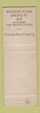Matchbook Cover - The Capri BBQ Restaurant Morgan Hill cA