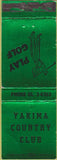 Matchbook Cover - Yakima Washington Country Club Golf WEAR