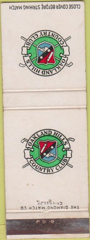 Matchbook Cover - Oakland Hills Country Club