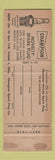 Matchbook Cover - Champion Auto Parts Johnson Bros Danville PA WEAR