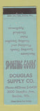 Matchbook Cover - Douglas Supply Hardware Sporting Goods Racine WI
