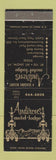 Matchbook Cover - Andirons Motor Lodge Mount Snow VT