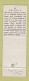 Matchbook Cover - Kelley's Restaurant Motor Court Derby Line VT