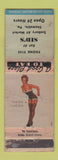 Matchbook Cover - Sid's Shamokin PA restaurant pinup WORN