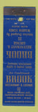 Matchbook Cover - Brook Restaurant Lounge Miami Beach FL Warren Soned
