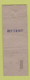 Matchbook Cover - Brown Derby Rsetaurant Altoona PA pinup