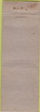 Matchbook Cover - Town and Country Club WORN
