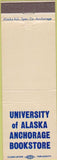 Matchbook Cover - University of Alaska Anchorage bookstore AK