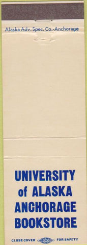 Matchbook Cover - University of Alaska Anchorage bookstore AK