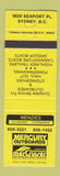 Matchbook Cover - Mercury Boat Motors Sydney BC
