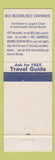 Matchbook Cover - Bard's Inn Motel Ashland OR Best Western