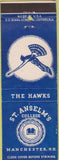 Matchbook Cover - St Anselm's College Manchester NH