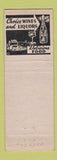 Matchbook Cover - Golden Burro Cafe Lounge Leadville Colorado
