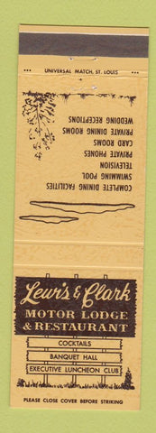 Matchbook Cover - Lewis & Clark Motor Lodge East Alton IL