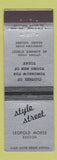 Matchbook Cover - Style Street Clothes Boston MA